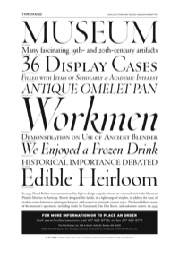 Throhand Specimen PDF by Font Bureau