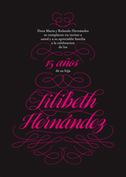 QUINCE ANOS INVITE