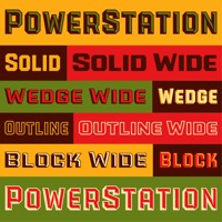 The PowerStation Font Family by Michael Doret