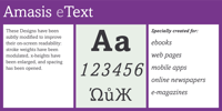 Amasis eText Amasis eText