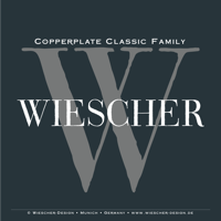 Wiescher Design: CopperplateClassic Brochure by Gert Wiescher