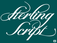 Sterling Script Brochure by Rebecca Alaccari