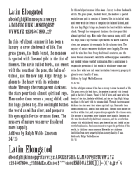 Latin Elongated