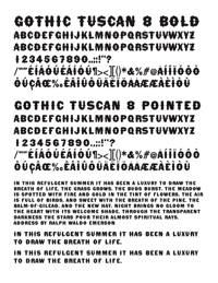Gothic Tuscan 8 by Jordan Davies