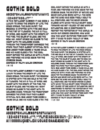 Gothic Bold by Jordan Davies