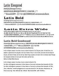 Latin Family