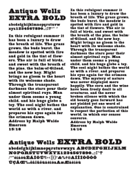Antique Wells Extra by Jordan Davies