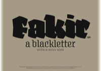 Fakir specimen by Underware