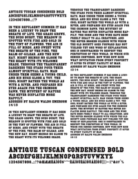 Antique Tuscan Condensed by Jordan Davies