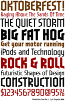 Blackletter Sans 1 Poster by John Bomparte