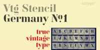 Vtg Stencil Germany No1™
