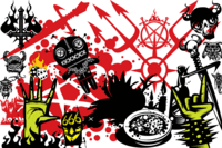 Inferno Dingbats 1 by Tony de Marco