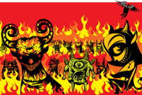 Inferno Dingbats 2 by Tony de Marco