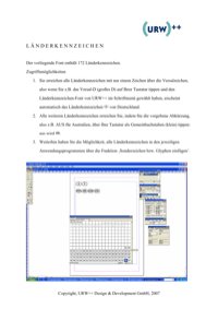 Laenderkennzeichen