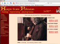 Harps website by David Kettlewell