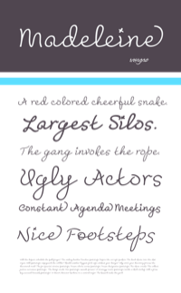 Madeleine Sample Page by insigne