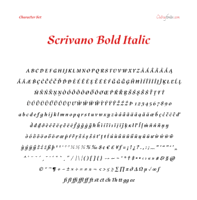 Scrivano Bold Italic by Ricardo Gomes