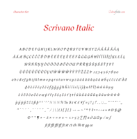 Scrivano Italic by Ricardo Gomes