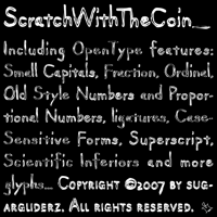 ScratchWithTheCoin by Sugargliderz