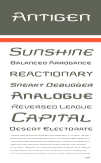 Antigen Sample Page by insigne