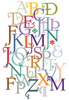 Dutch Mediaeval Initials by Canada Type