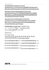 Minuscule ABC by 256tm