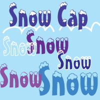snowcap font