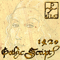 1420 Gothic Script