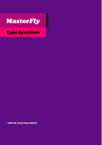 MasterFly Type Specimen