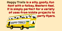 Happy Trails poster by John Bomparte