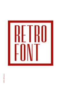 Retrofont specimen