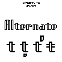 OpenType - plain