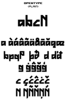 OpenType - plain