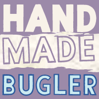 Handmade Bugler flag by John Bomparte