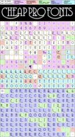 Coventry Garden NF Pro - glyphs