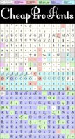 Fontleroy Brown NF Pro - glyphs