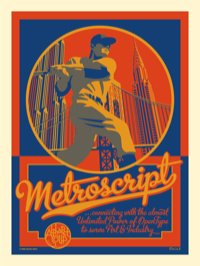 Metroscript Serigraph