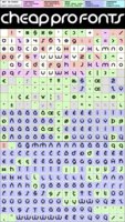 Danube Pro - glyphs