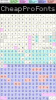 Matrise Pro - glyphs
