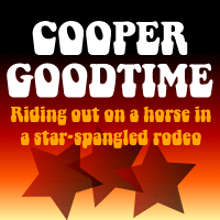 Cooper Goodtime flag by Bob Alonso
