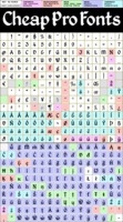 Kingthings Petrock Pro - glyphs