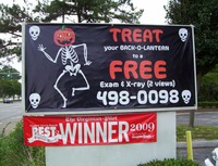 Dolmat Chiropractic sign with Happy Trails by Harry Warren & others