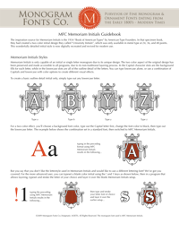 Memoriam Initials Guidebook