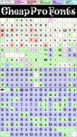 Kingthings Willowless Pro - glyphs