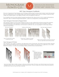 MFC Viper Monogram Guidebook