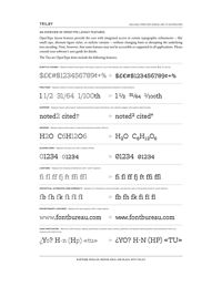 Trilby OpenType Features
