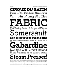 Trilby Specimen PDF