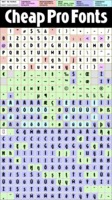 Niobium Pro - glyphs