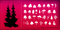 red silhouette