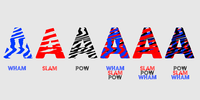 Zebramatic Font Overlay AA by Harald GEisler
